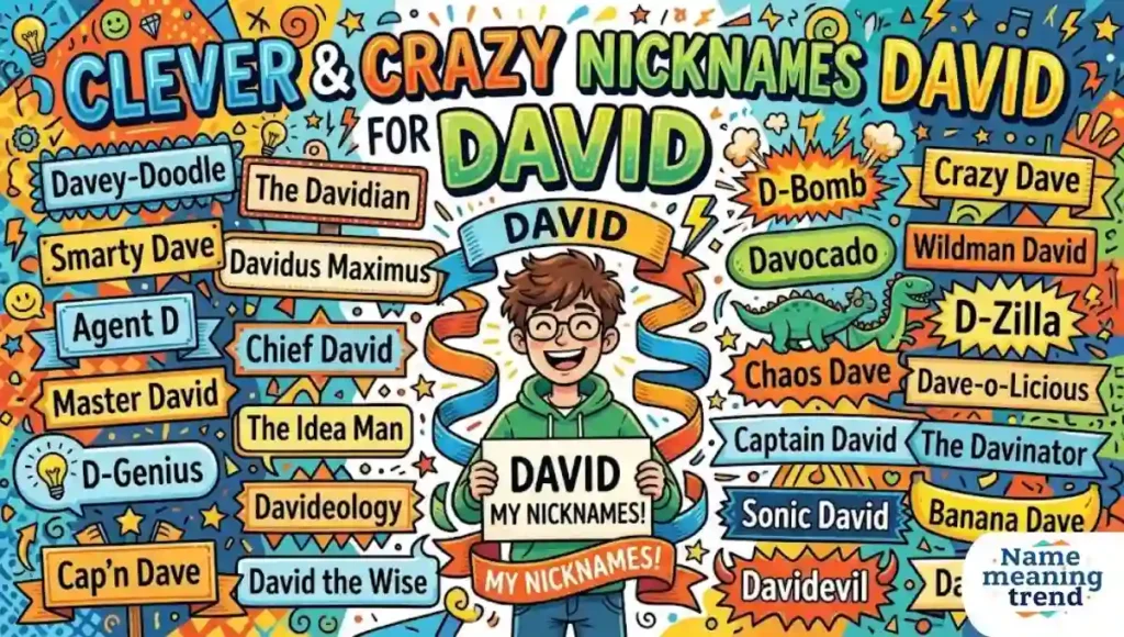 Clever & Crazy Nicknames for David