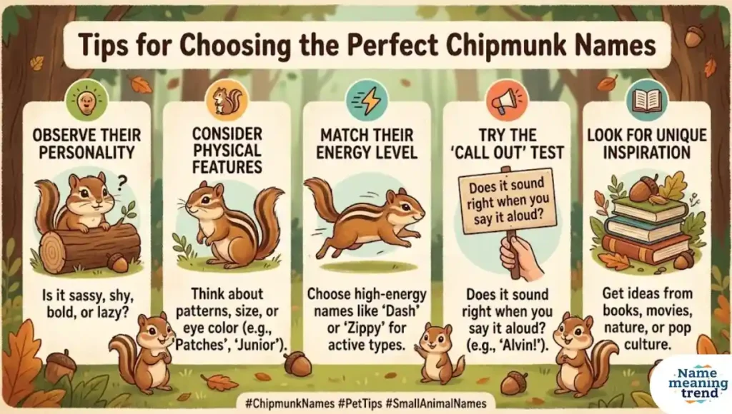 Tips for Choosing the Perfect Chipmunk Names