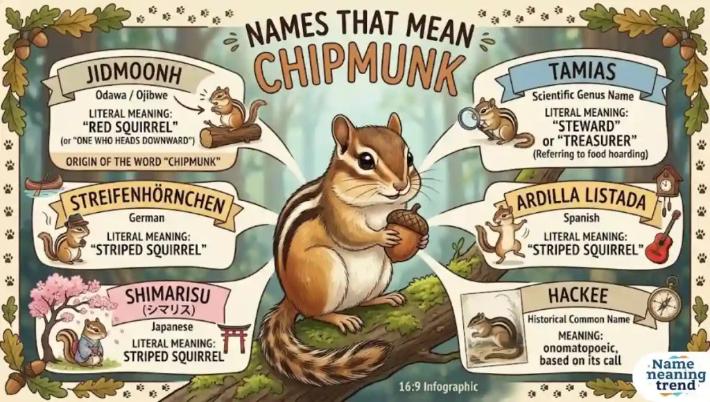Names That Mean Chipmunk