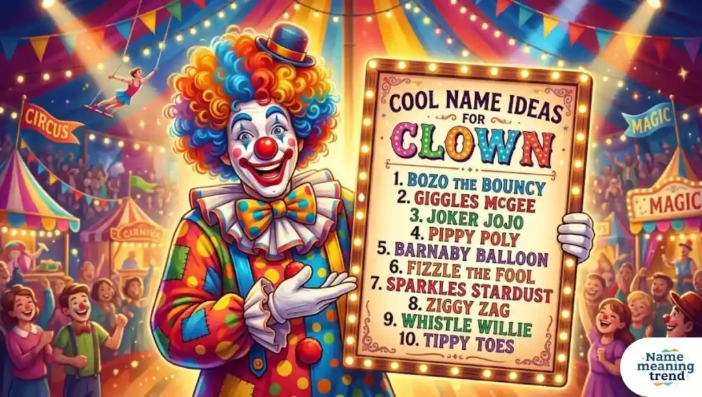 Cool Name Ideas for Clown