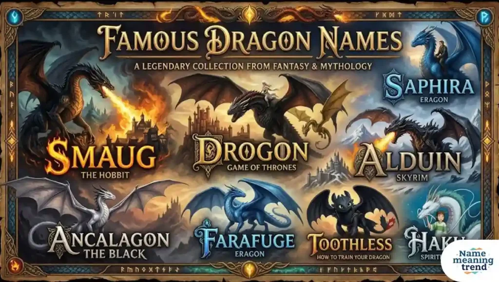 Famous Dragon Names