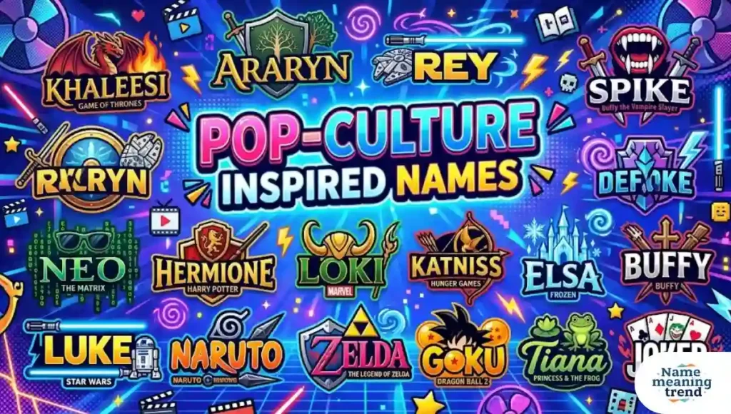 Pop-Culture Inspired Names