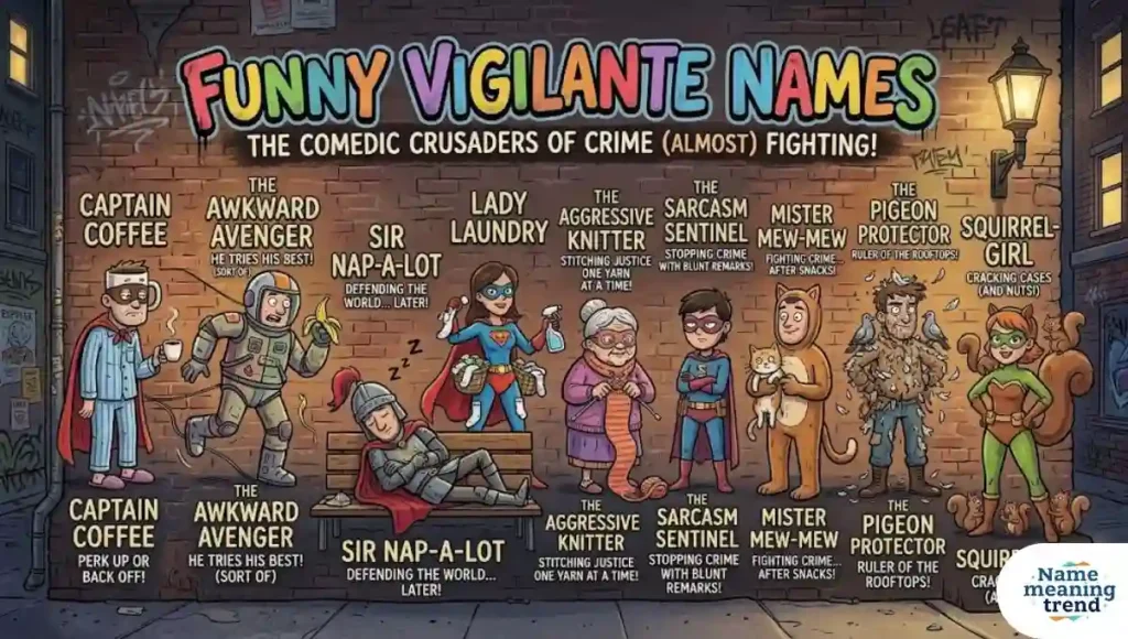 Funny Vigilante Names