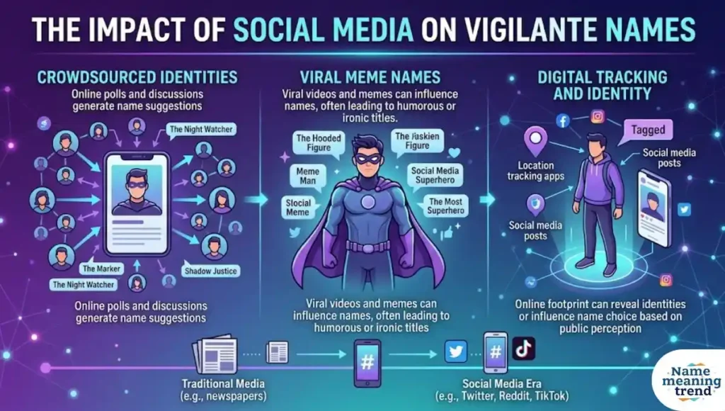 The Impact of Social Media on Vigilante Names