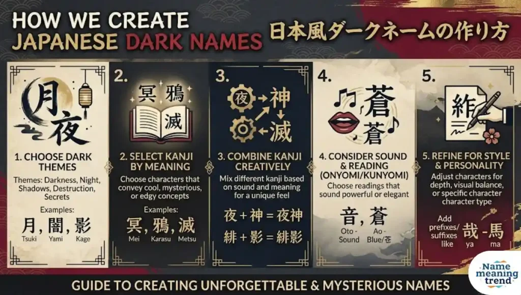 How We Create Japanese Dark Names