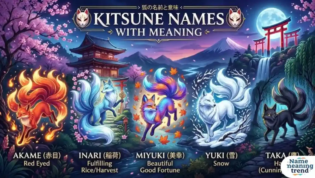 Kitsune Names with Meaning