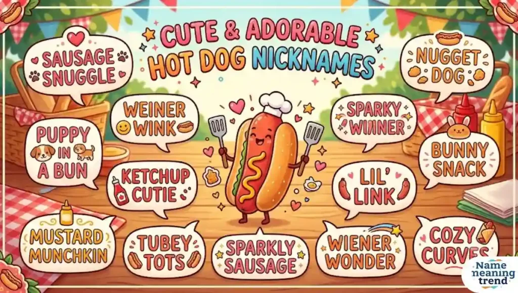 Cute & Adorable Hot Dog Nicknames