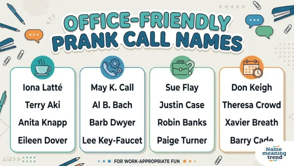 Office-Friendly Prank Call Names