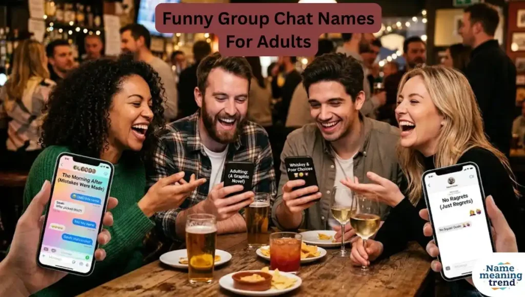 Funny Group Chat Names For Adults