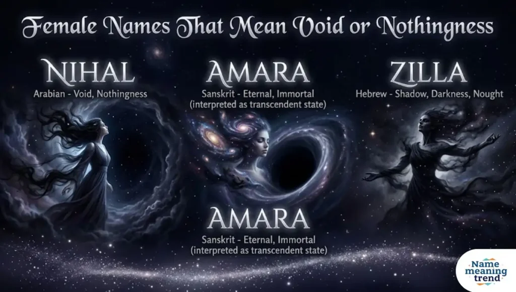 Female Names That Mean Void or Nothingness