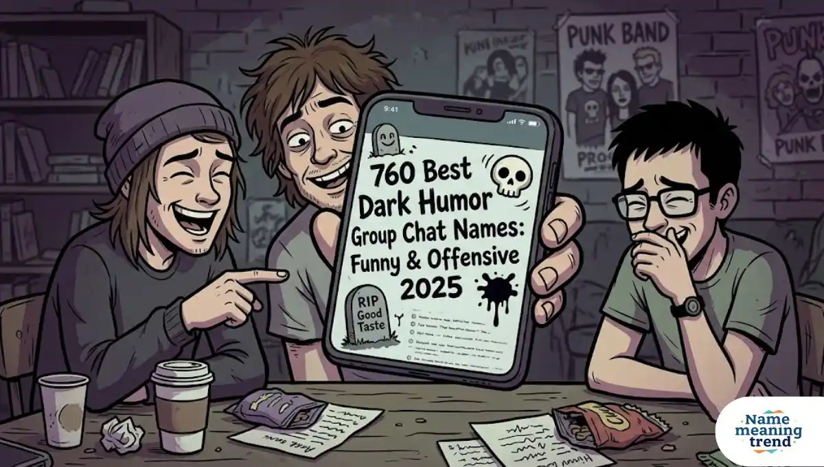 760 Best Dark Humor Group Chat Names: Funny & Offensive 2026
