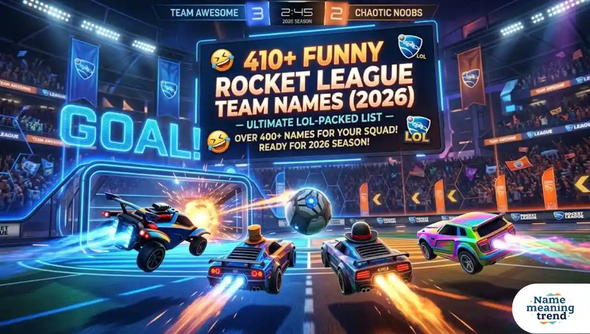 410+ Funny Rocket League Team Names (2026) – Ultimate LOL-Packed List
