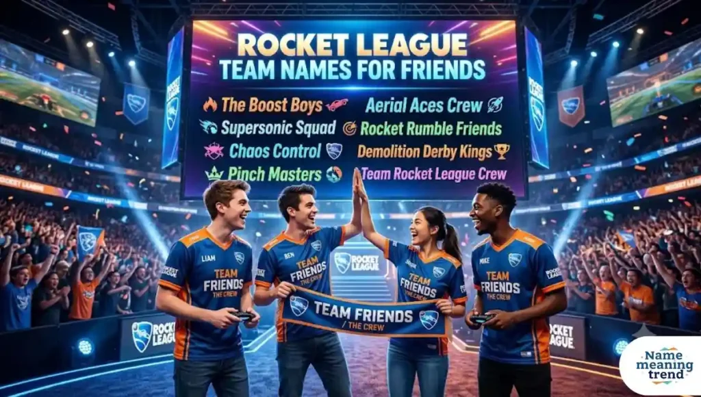 Rocket League Team Names for Friends