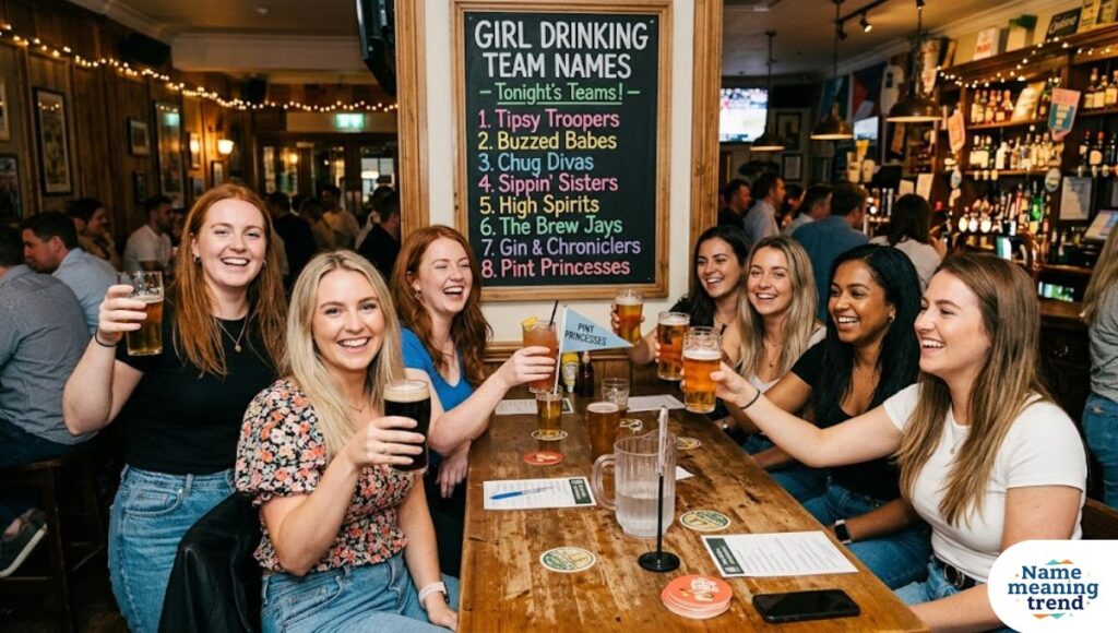 Girl Drinking Team Names