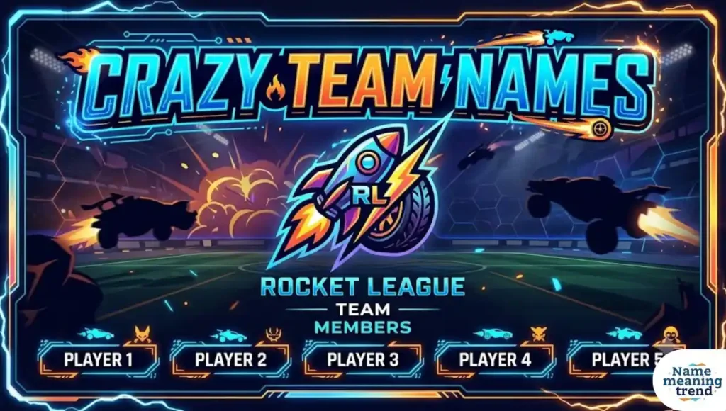 Crazy Rocket League Team Names