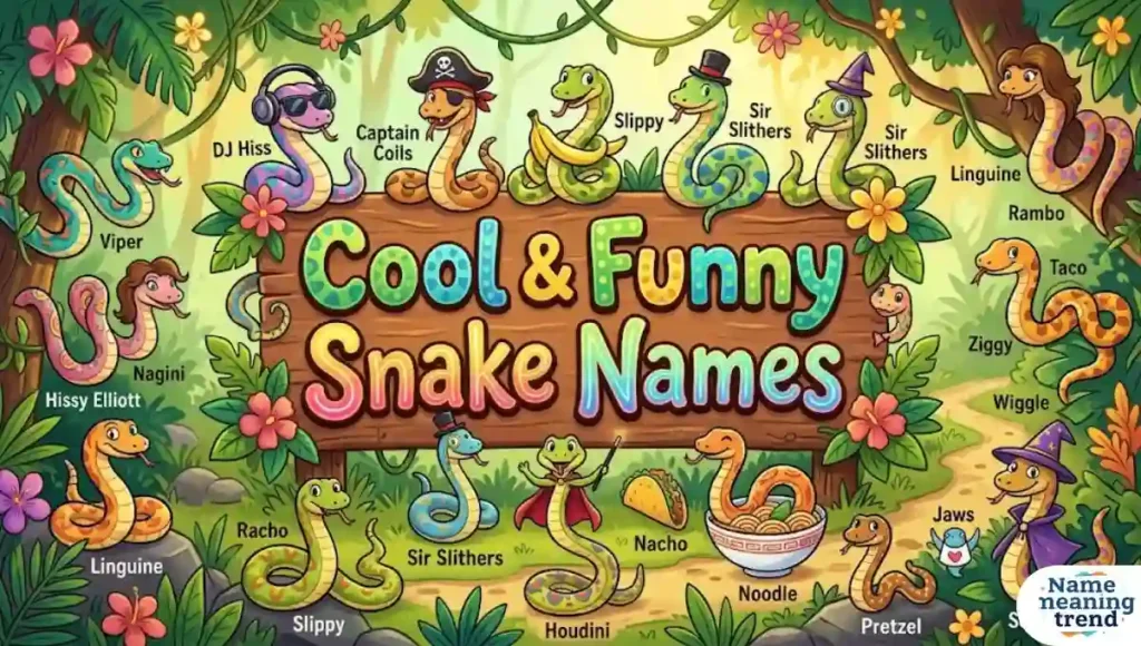 Cool & Funny Snake Names