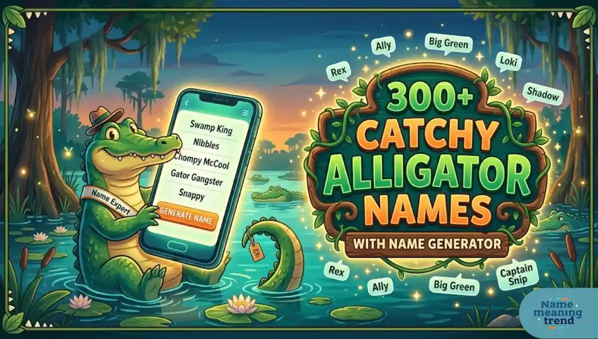 300+ Catchy Alligator Names With Name Generator