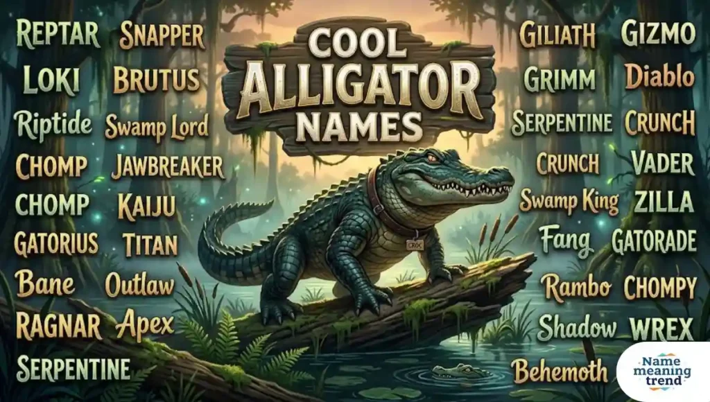 Cool Alligator Names