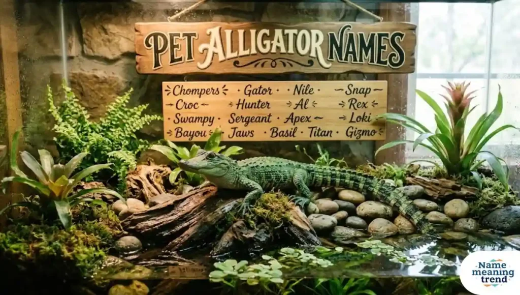 Pet Alligator Names
