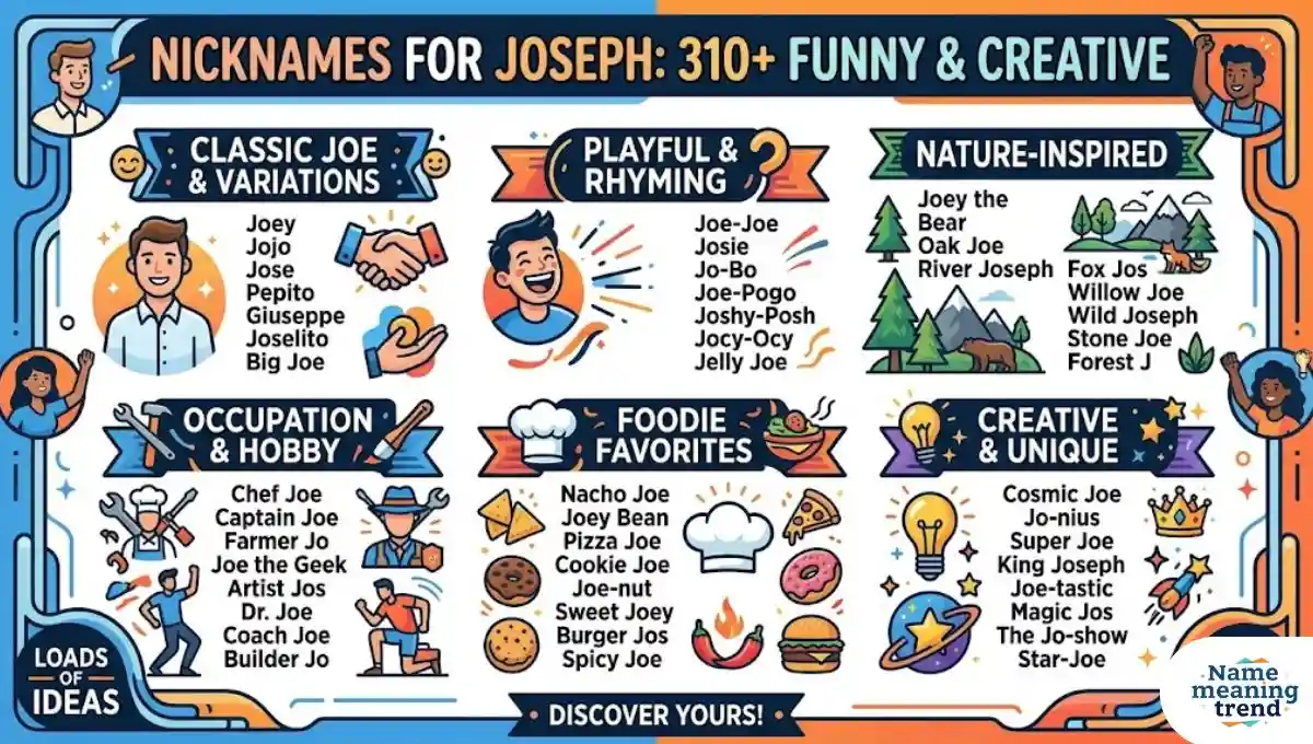 Nicknames for Joseph: 310+ Funny & Creative