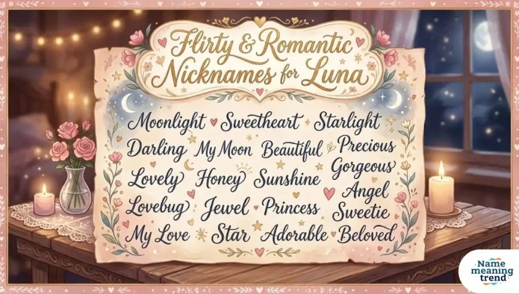 Flirty & Romantic Nicknames for Luna