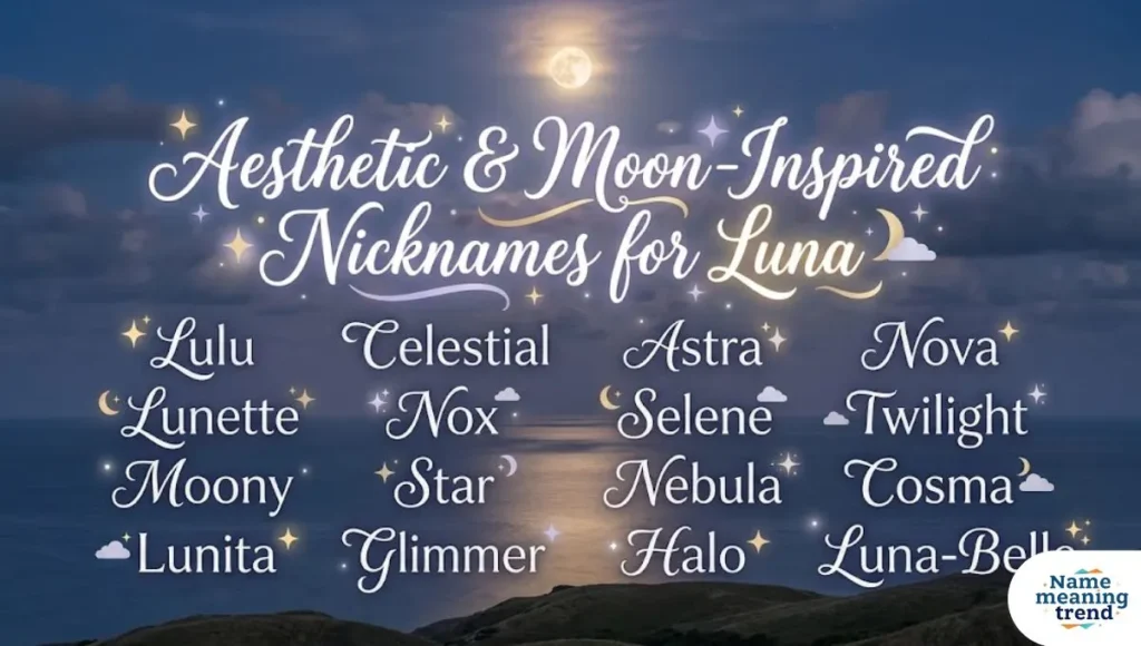 Aesthetic & Moon-Inspired Nicknames for Luna
