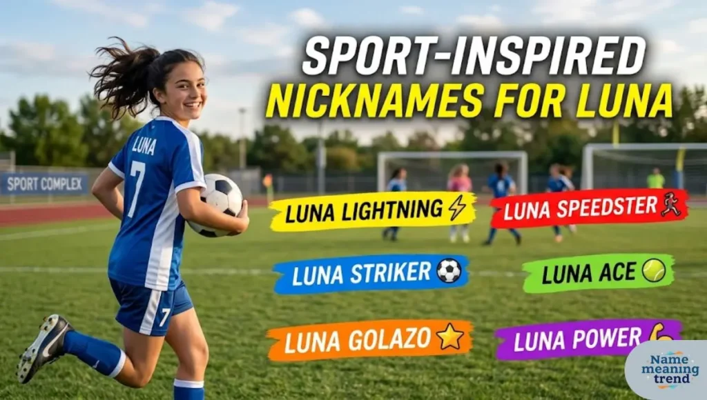 Sport-Inspired Nicknames For Luna
