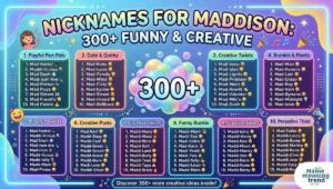 Nicknames for Maddison: 300+ Funny & Creative