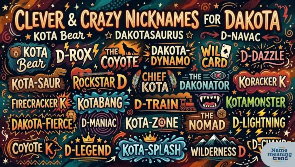 Clever & Crazy Nicknames for Dakota