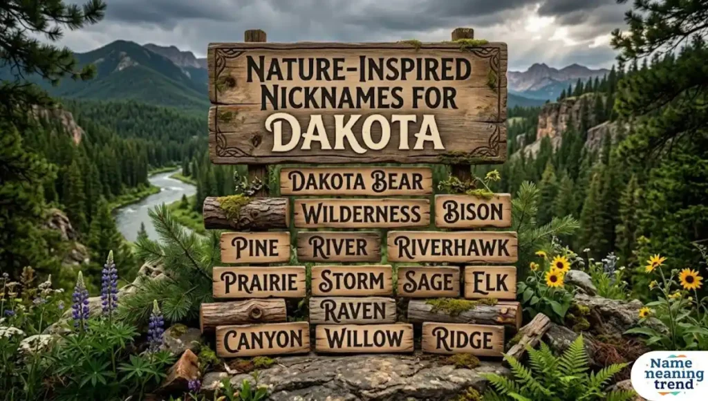 Nature-Inspired Nicknames For Dakota