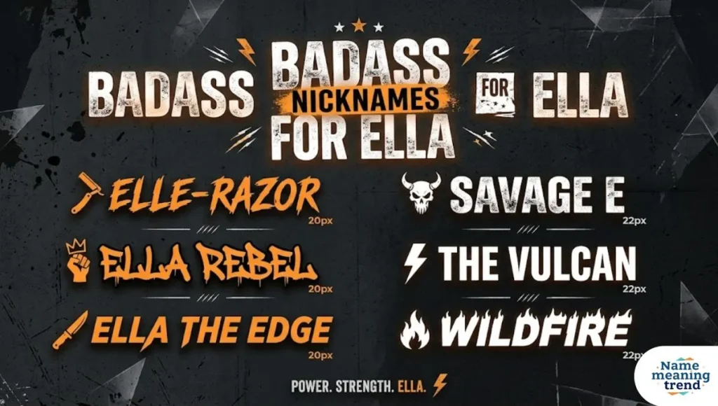 Badass Nicknames for Ella