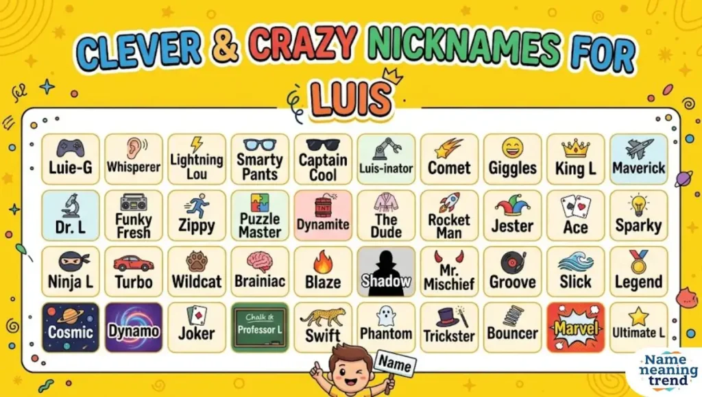 Clever & Crazy Nicknames for Luis