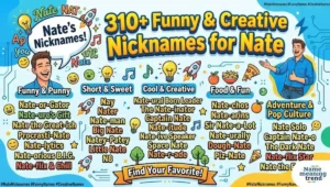 310+ Funny & Creative Nicknames for Nate