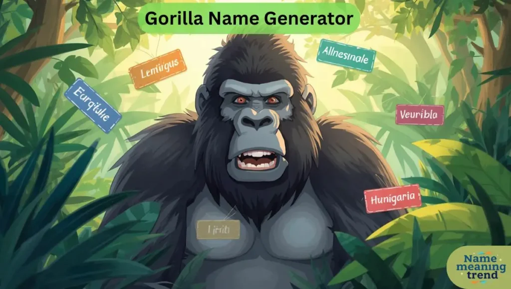 Gorilla Name Generator