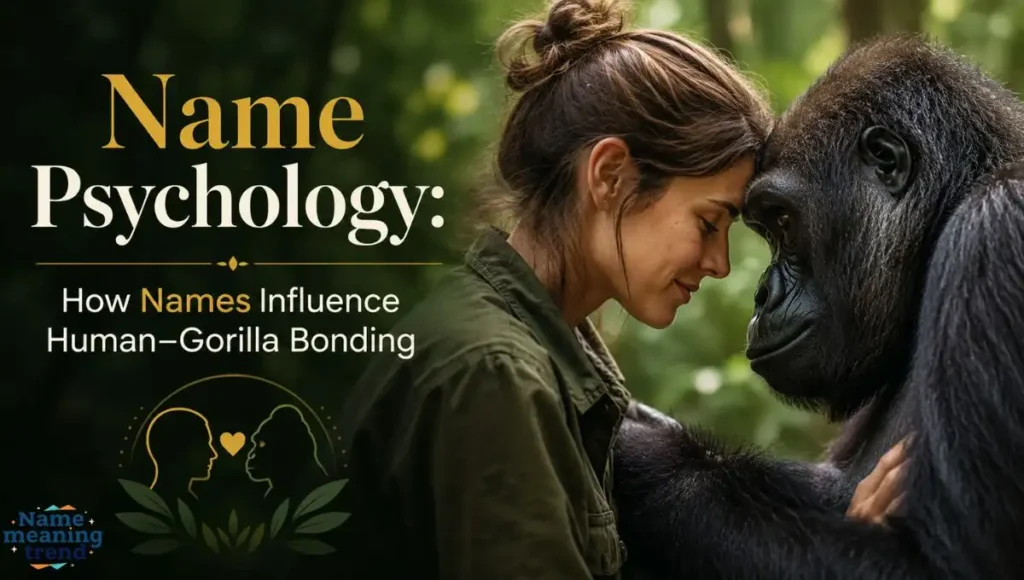 Name Psychology: How Names Influence Human–Gorilla Bonding