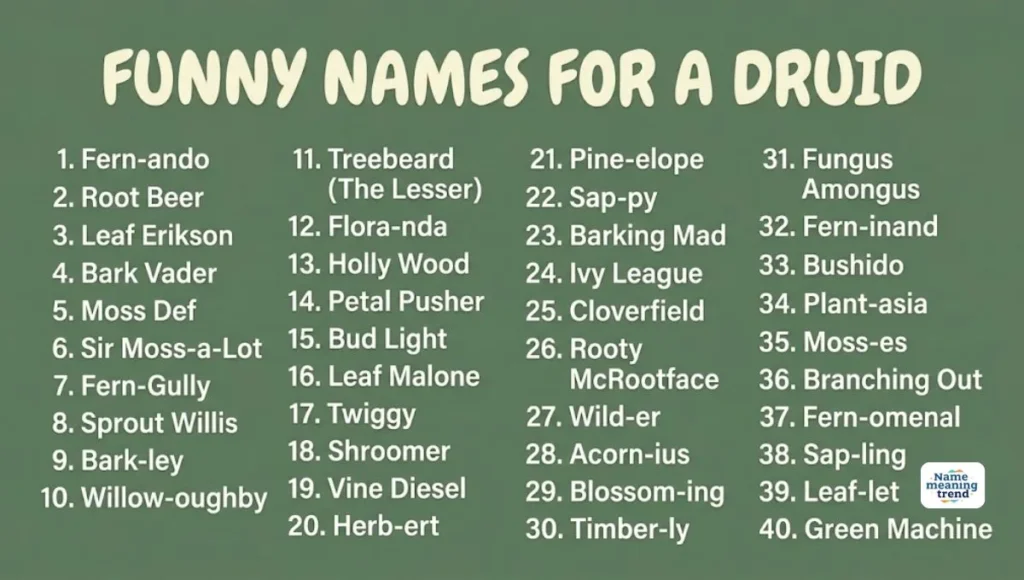 Funny Names for Druid