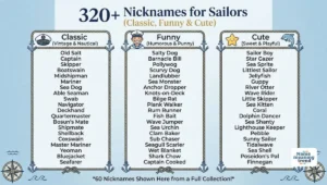 320+ Nicknames for Sailors (Classic, Funny & Cute)