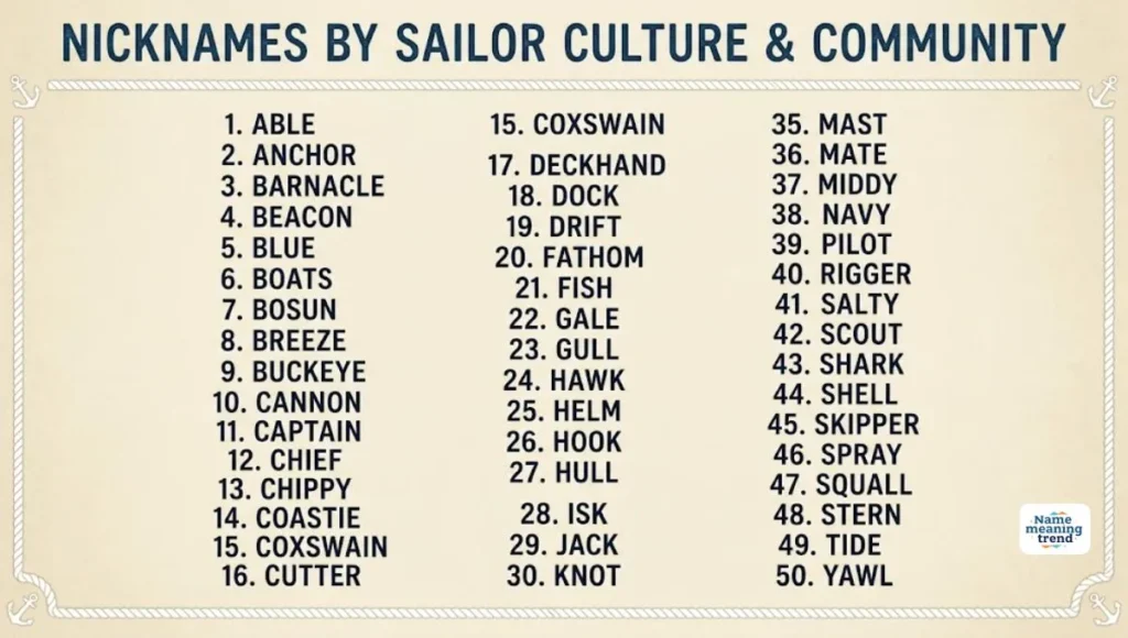 Nicknames by Sailor Culture & Community