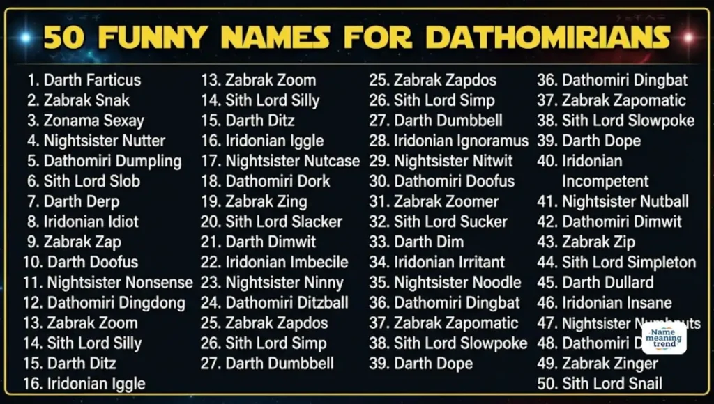 Funny Name for Dathomirian
