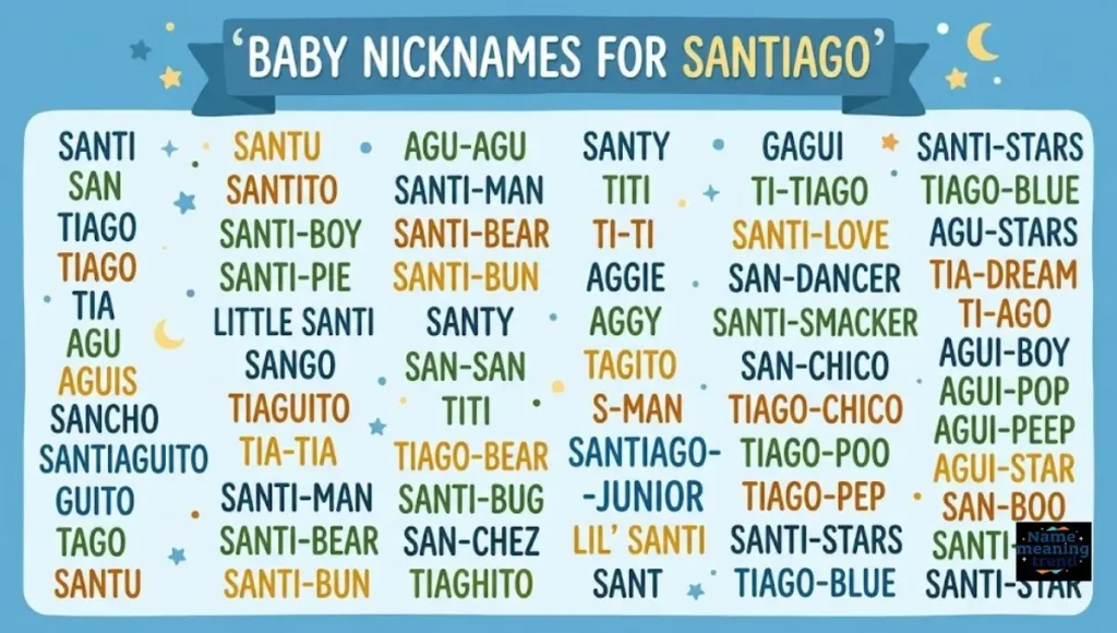 Baby Nicknames for Santiago