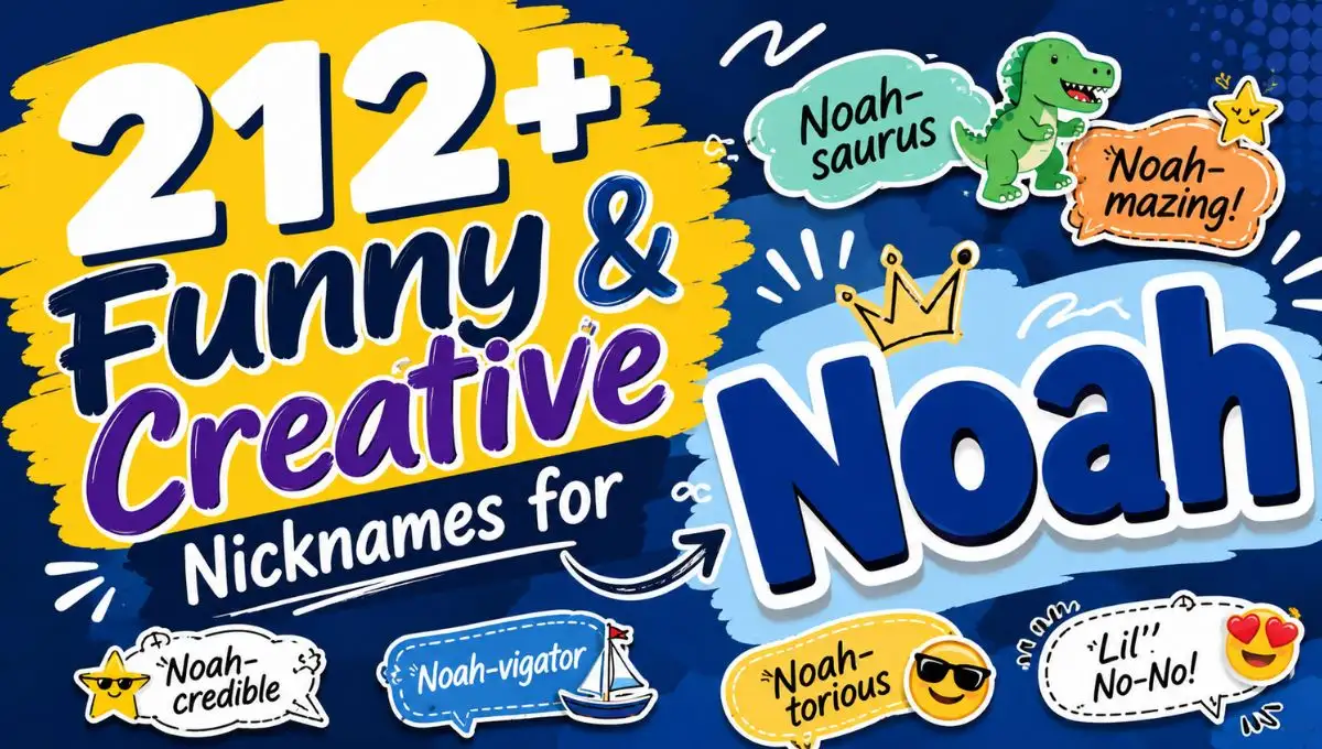 212+ Funny & Creative Nicknames for Noah