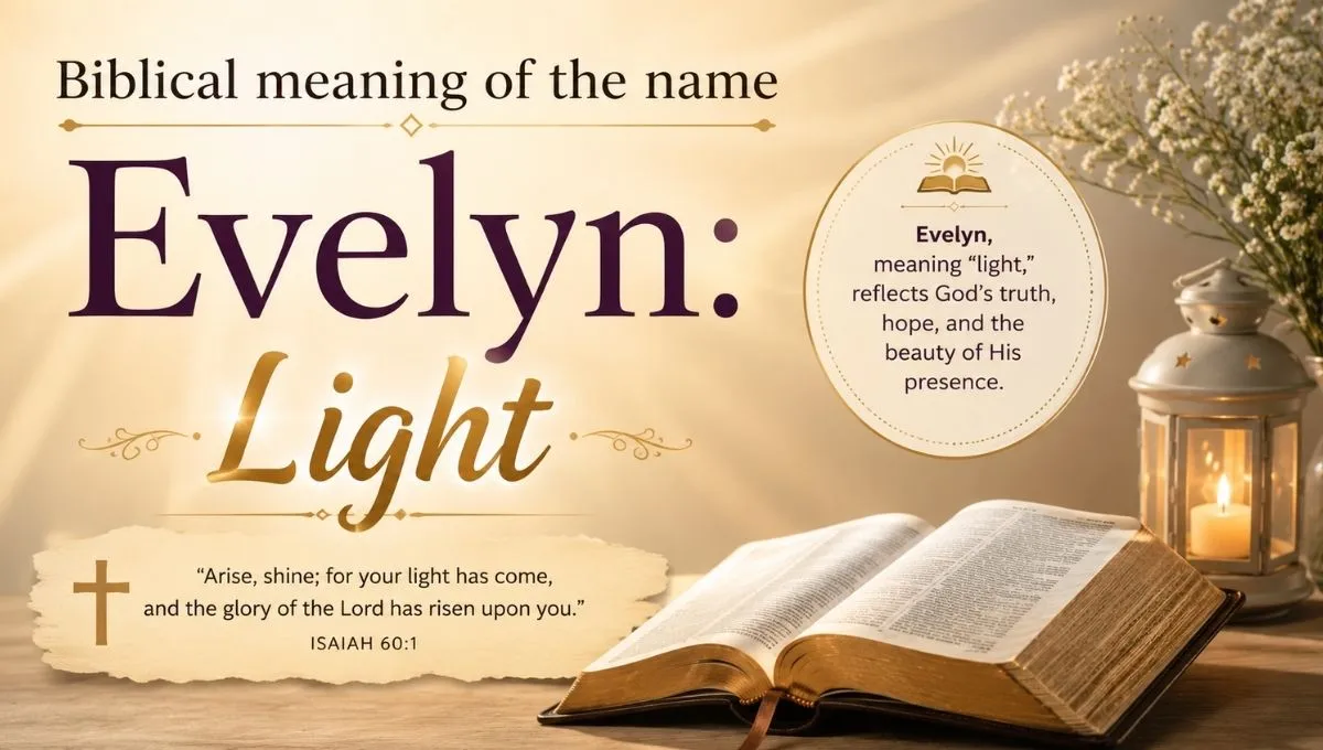 Biblical Meaning of the Name Evelyn: Light