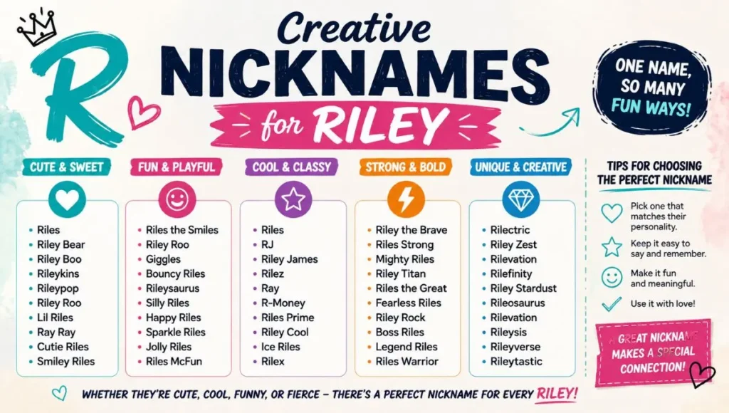 Creative Nicknames for Riley