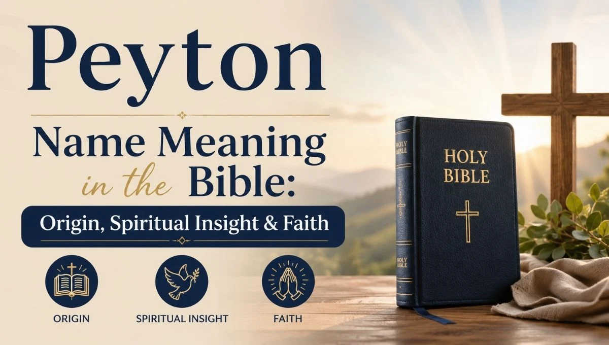 Peyton Name Meaning in the Bible: Origin, Spiritual Insight & Faith