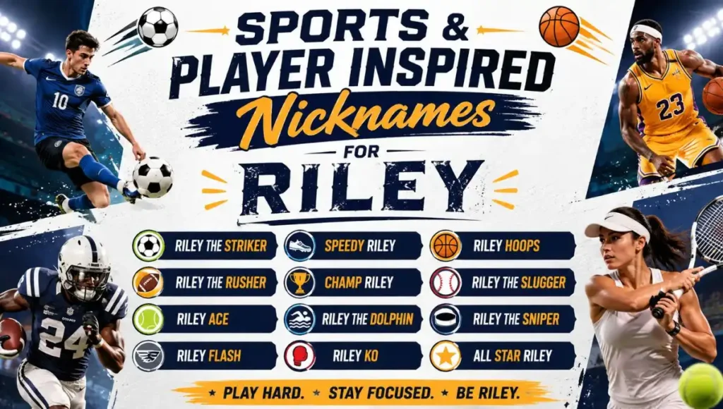Sports & Player Inspired Nicknames for Riley
