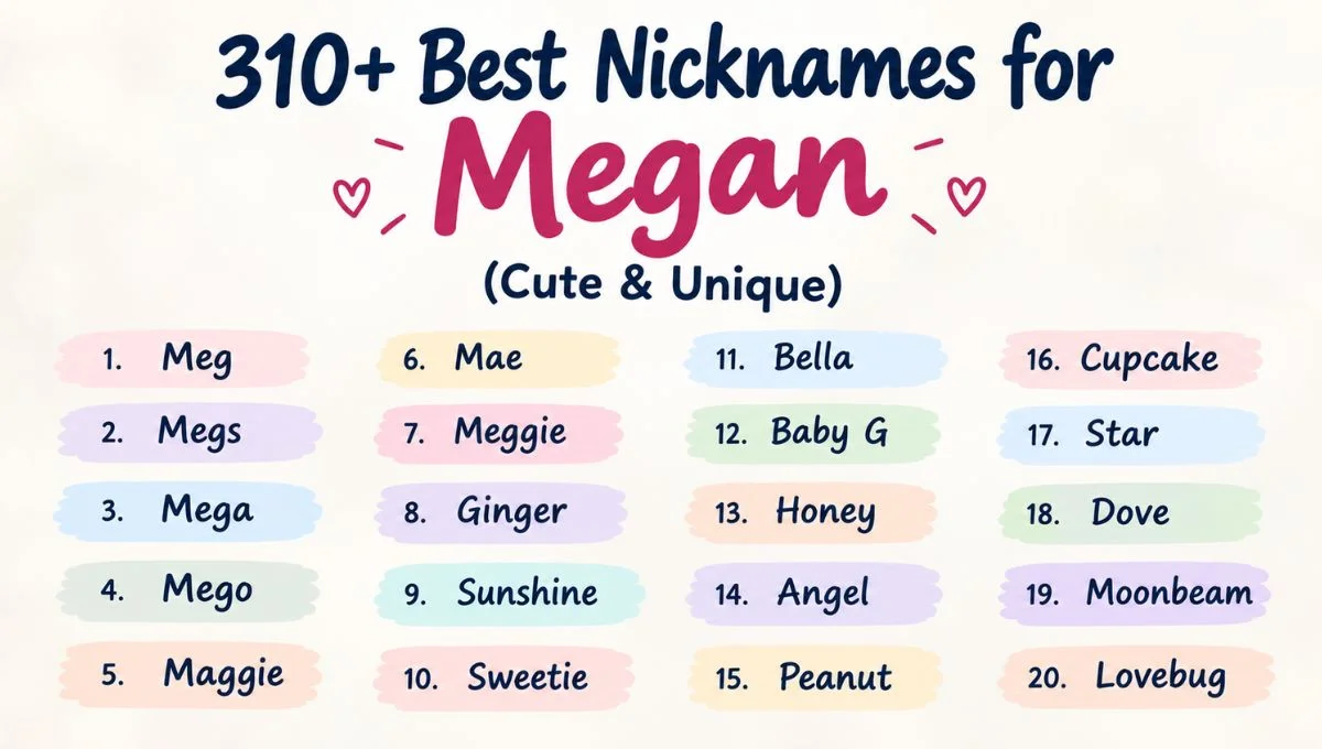 310+ Best Nicknames for Megan (Cute & Unique)