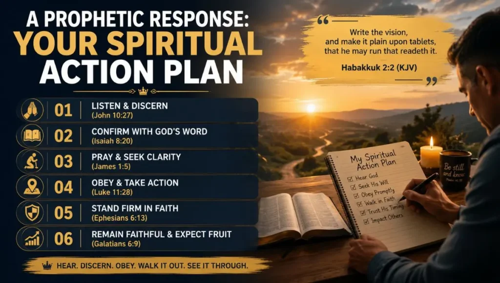 A Prophetic Response: Your Spiritual Action Plan