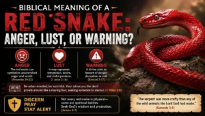 Biblical Meaning of a Red Snake: Anger, Lust, or Warning?