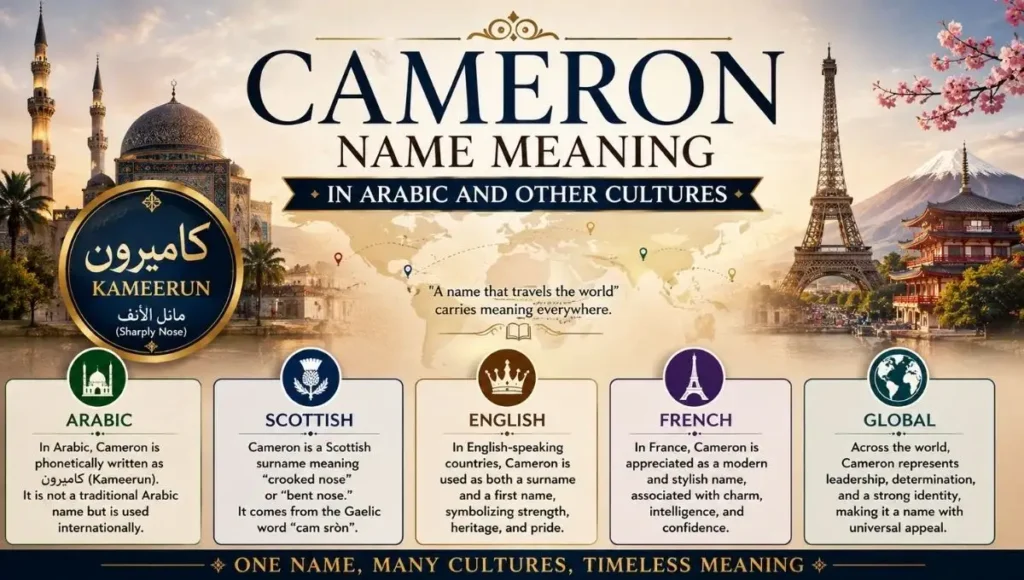 Cameron Name Meaning in Arabic and Other Cultures