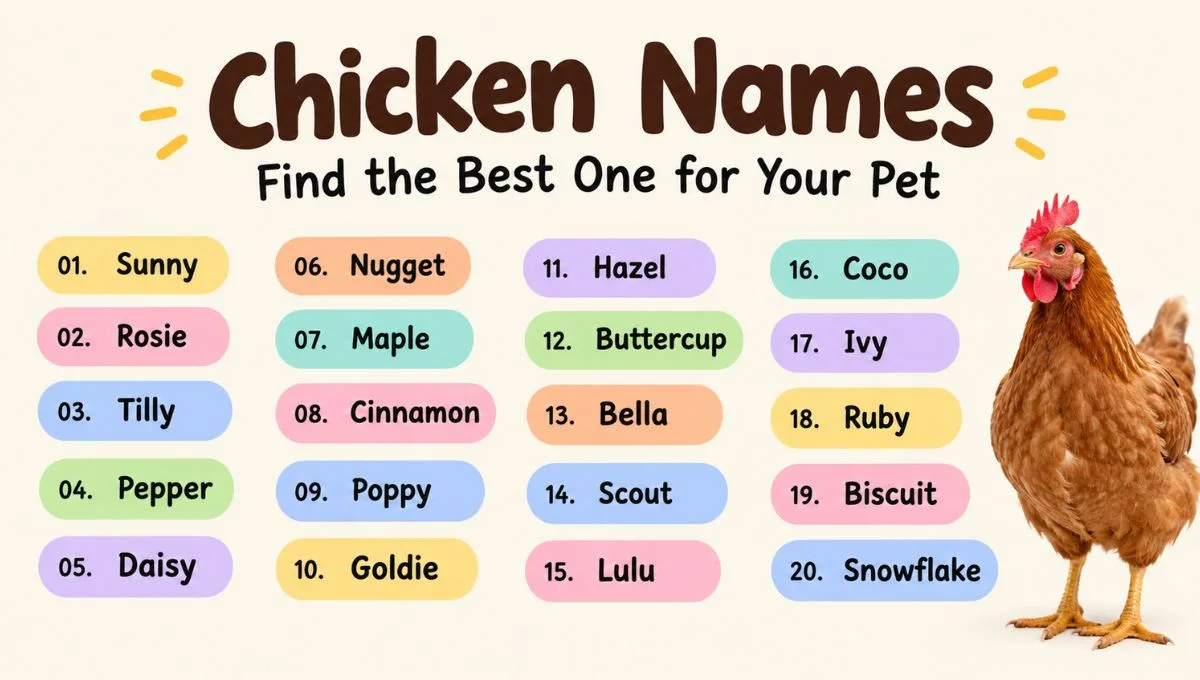 Chicken Names Find the Best One for Your Pet